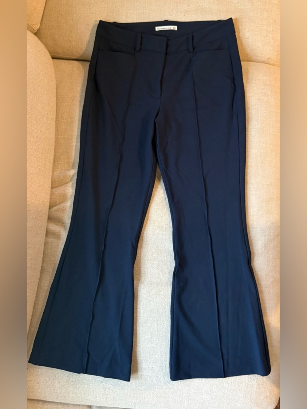 Abercrombie & Fitch Navy Dress Pants 31S Straight Work Career - Picture 4 of 5